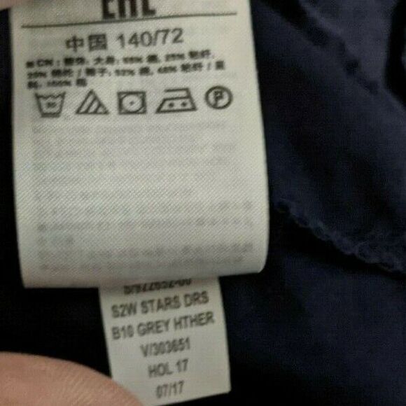 Gap Kids Drop Waist Star Sweater Dress  Girls Size L (10)  Dress w Full Skirt - Picture 7 of 7